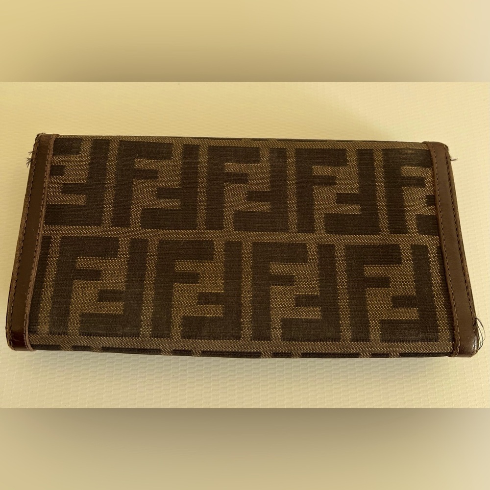 Fendi Zucca FF Logo Continental Wallet - Picture 2 of 13